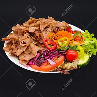 Plato Carne Y Ensalada