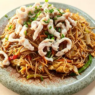 40.Fideos chinos con pollo