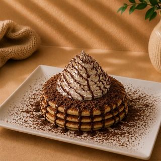 Pancake de Chocolate Negro
