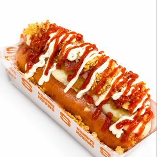 Hot dog hawaiano