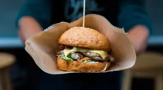 Double Chicken Cheese Burger