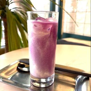 Ube Iced Latte