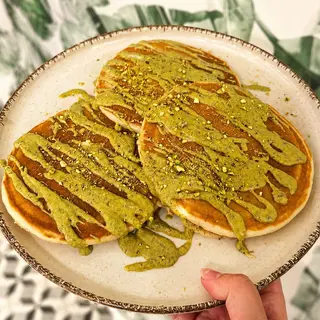 Pistachio Pancakes