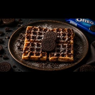 Gofre Oreo con Chocolate Belga Premium