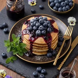 Tortitas Premium con Arándanos Frescos