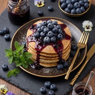 Tortitas Premium con Arándanos Frescos