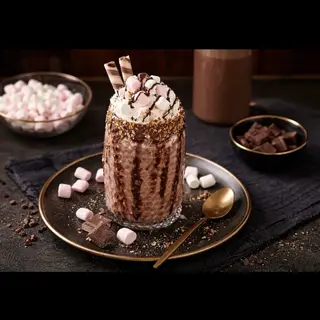 Milkshake de Chocolate Belga con Malvaviscos