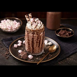 Milkshake de Chocolate Belga con Malvaviscos