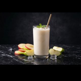 Zumo De Manzana Con Leche
