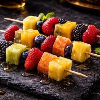 Brochetes De Fruta