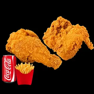 Tiras De Pollo (5 Uds.) + Patatas + Lata