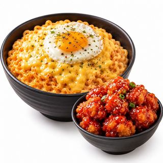 Ramen Pollo Frito Bebida