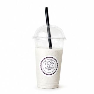 Smoothie de plátano, piña y coco