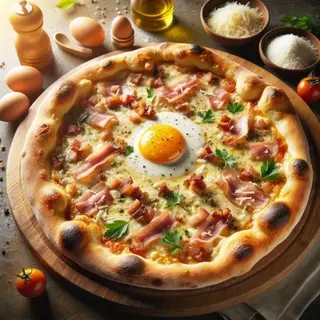 Pizza Carbonara (Grande)