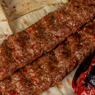 Menú plato seekh kebab 