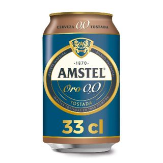 Amstel Oro 0,0% Lata 330 Ml