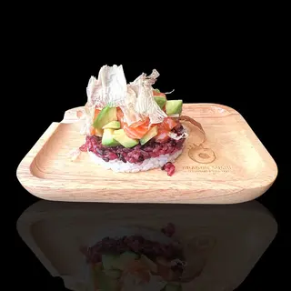 Tartar de salmón