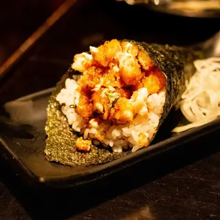 Temaki de langostino rebozado (1 ud.)