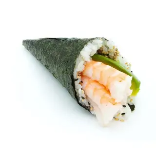 Temaki de langostino (1 ud.)