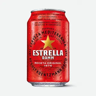 Estrella Damm Cerveza Lata 33cl