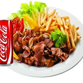 Plato Solo Carne + Bebida