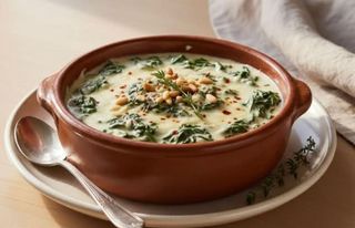 Cazuela de Espinacas a la crema