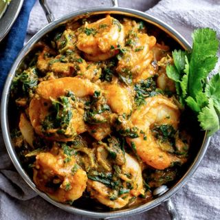 Prawn Saag