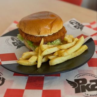 Hamburguesa Krispy Chicken