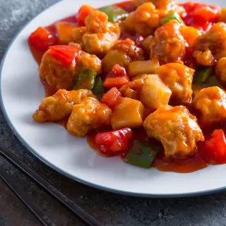 Pollo agridulce