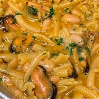 Pasta fagioli e cozze