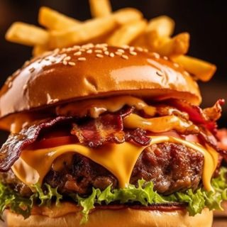 The bacon cheddar menu