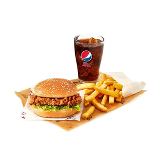 Chicken burger menu