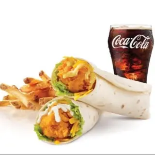 Chicken wrap menù