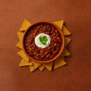 Chili con nachos alla messicana