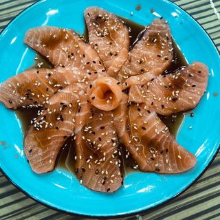 Carpaccio di salmone 8 pezzi