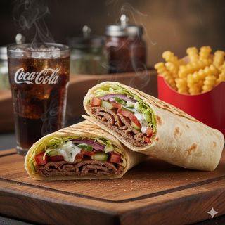 Menu piadina kebab