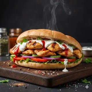 Panino shish pollo