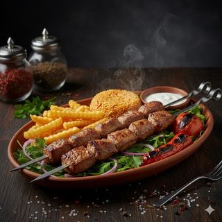 Shish kebab agnello