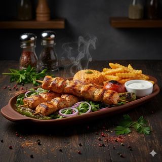 Shish kebab pollo 