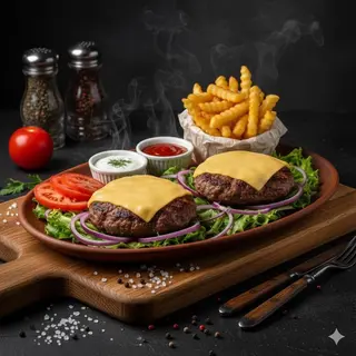 Piatto hamburger 
