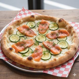 Salmone, panna e zucchine