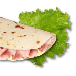 Piadina con cotto e formaggio