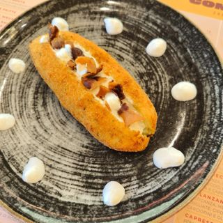 Crocchettone bacon e fonduta