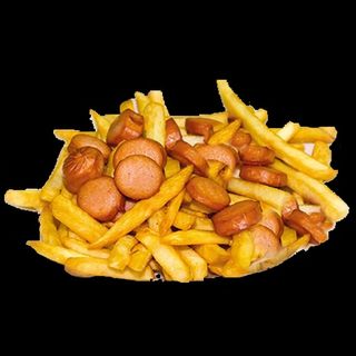Patatine e wurstel