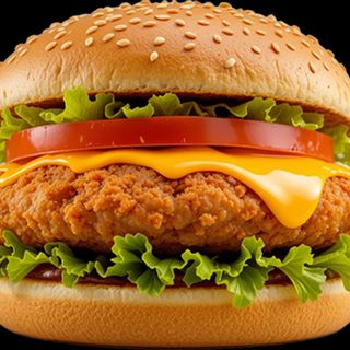 Chicken cheese burger