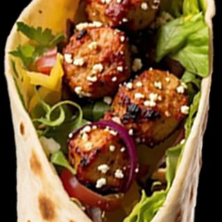 Seekh kebab wrap