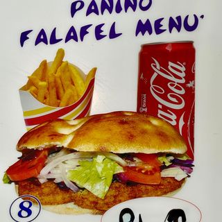 Panino falafel menù