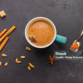 Masala hot tea