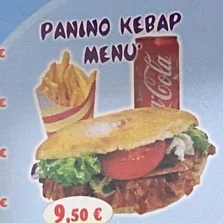 Panino kebap menù