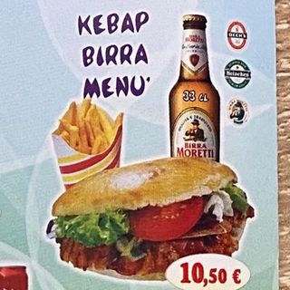 Kebap birra menù